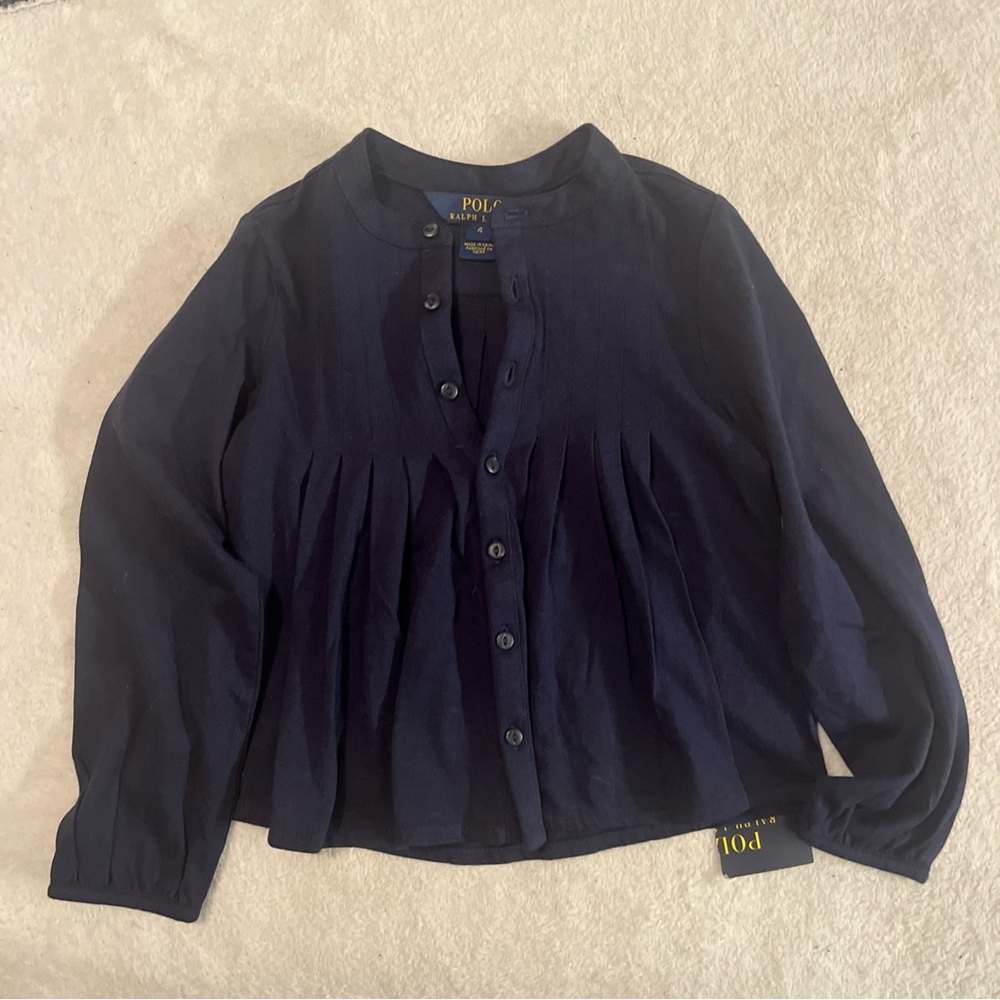 Polo by Ralph Lauren Dark Blue Button-Up Shirt